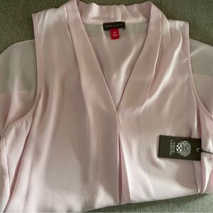 Vince Camuto Sleeveless Pleated Front Blouse in Medium NWT